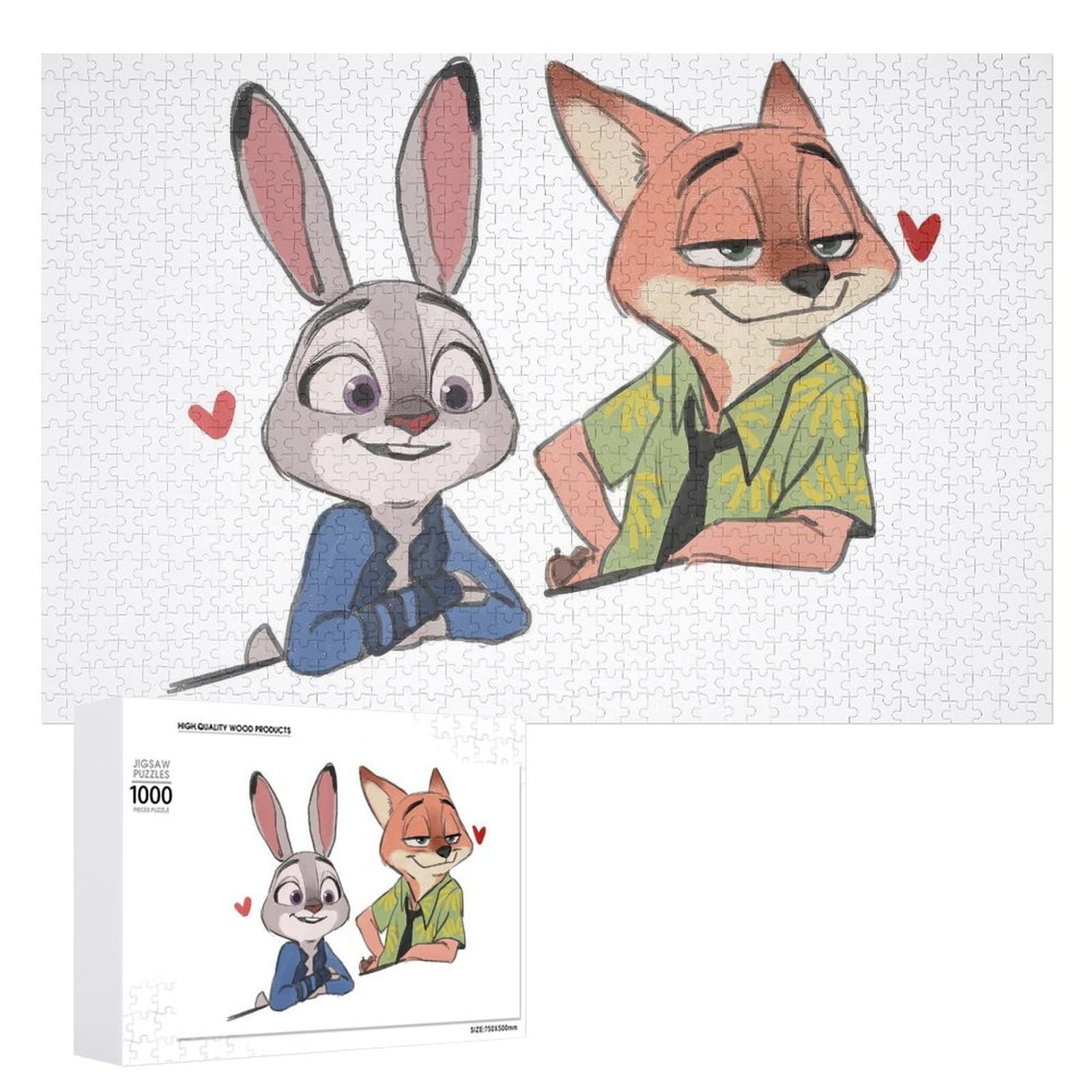 Amazon | ズートピア ニック・ワイルド ジグソーパズル 1000ピース